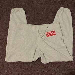Victoria’s Secret Sport Light Gray Joggers M